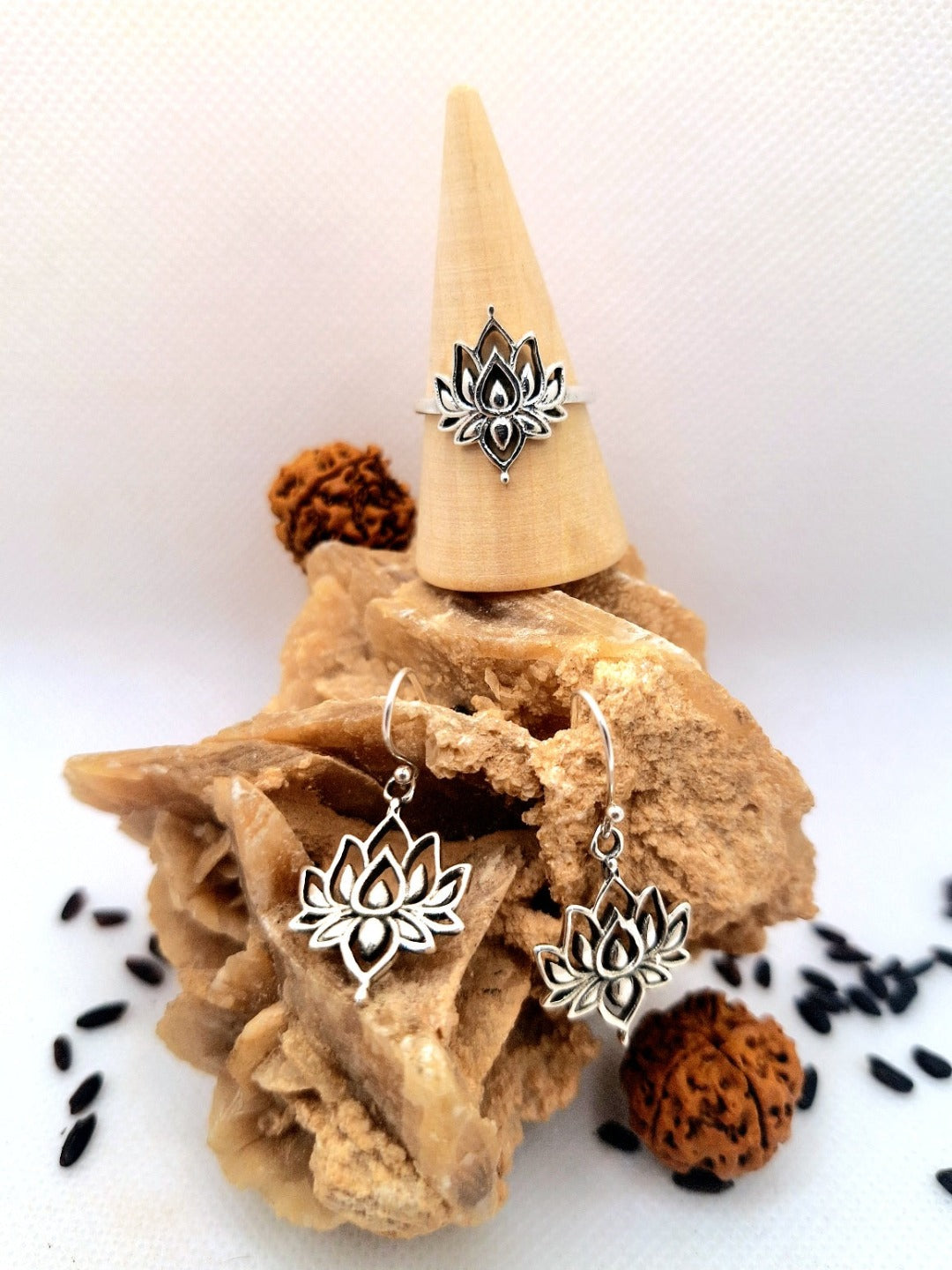 Orecchini Fiore di Loto - Gipsy Fashion Wear