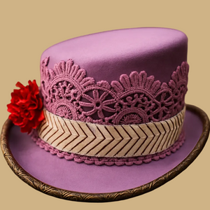 Cilindro asimmetrico "Amabili conversazioni" - Gipsy Fashion Wear