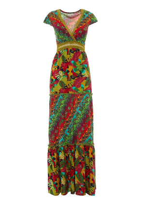 S23D22 - Vestito lungo Urban Nature Baba Design - Gipsy Fashion Wear