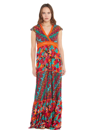 S23D22 - Vestito lungo Urban Nature Baba Design - Gipsy Fashion Wear