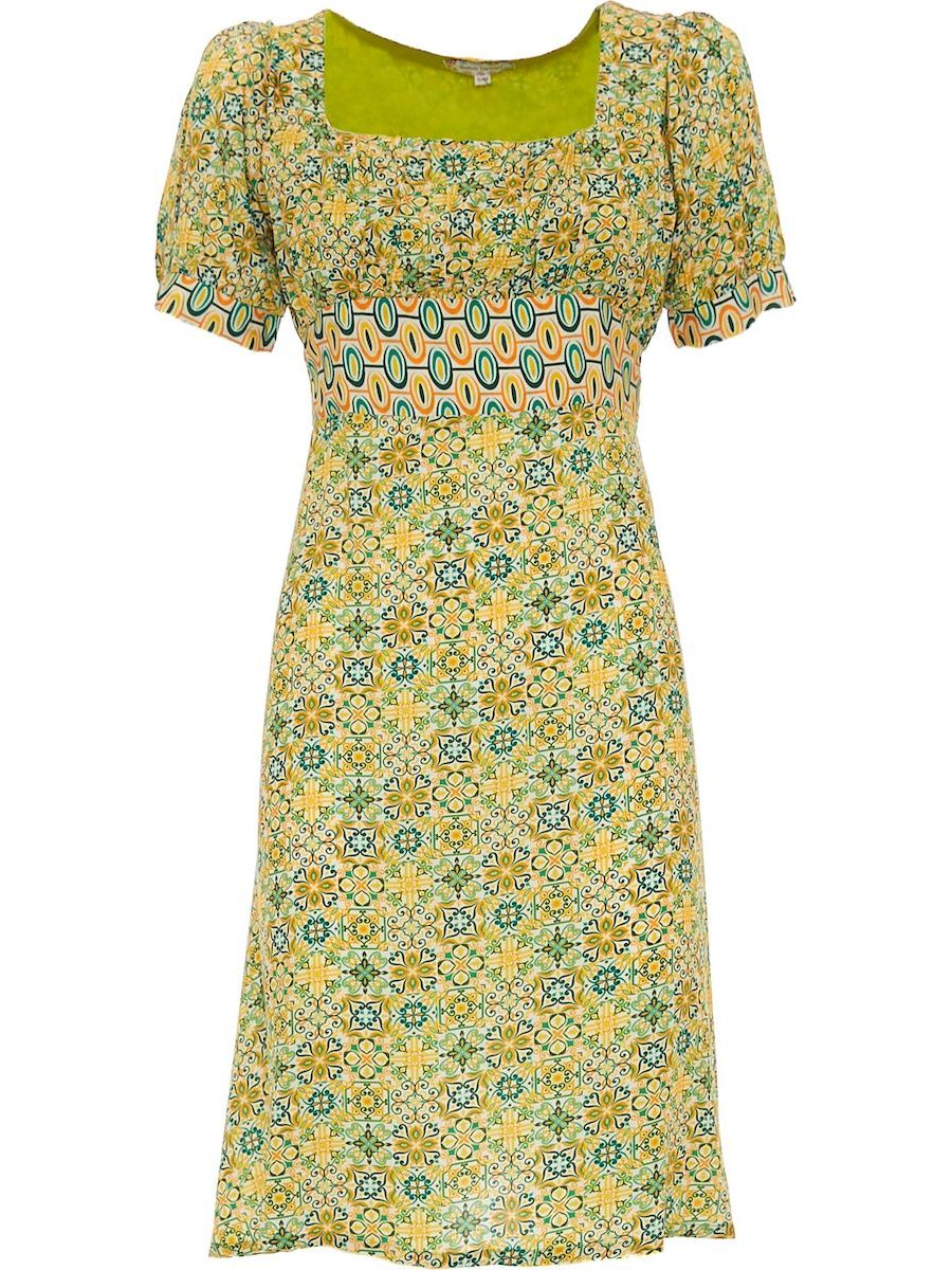 S24D02 - Vestito corto Yucca Boat Baba Design - Gipsy Fashion Wear