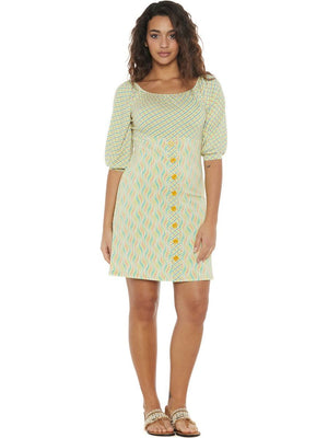 S24D09 - Vestito corto Heliconia Sky Baba Design - Gipsy Fashion Wear