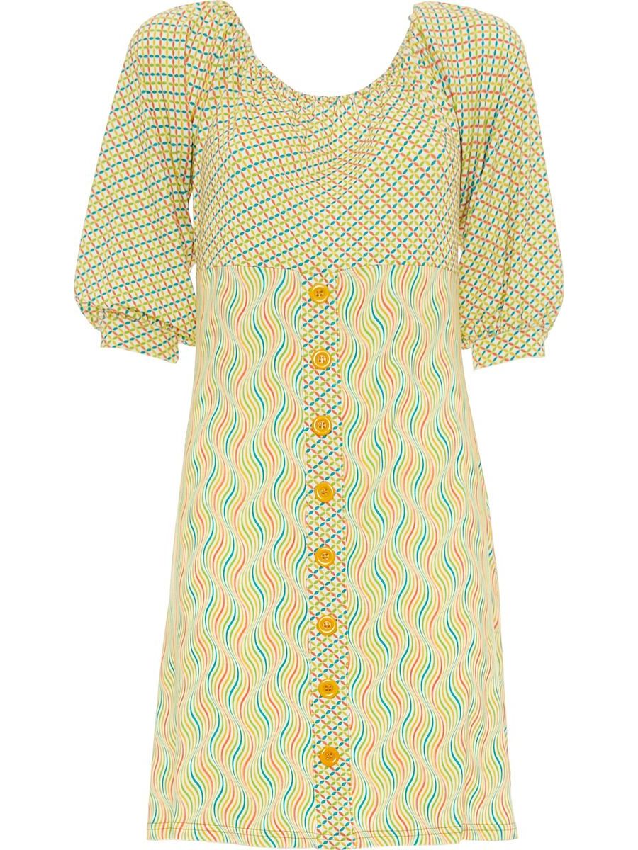 S24D09 - Vestito corto Heliconia Sky Baba Design - Gipsy Fashion Wear