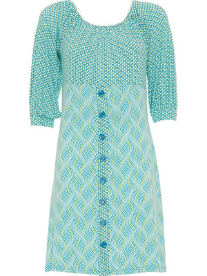 S24D09 - Vestito corto Heliconia Sky Baba Design - Gipsy Fashion Wear