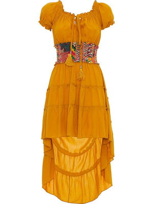 S24D14 - Vestito asimmetrico Hoya Seaside Baba Design - Gipsy Fashion Wear