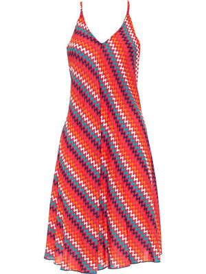 S24D18 - Vestito corto Flowering Calathea Baba Design - Gipsy Fashion Wear