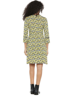 S24D26 - Vestito corto Sunny Psychotria Baba Design - Gipsy Fashion Wear