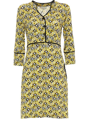 S24D26 - Vestito corto Sunny Psychotria Baba Design - Gipsy Fashion Wear