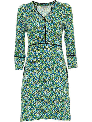 S24D26 - Vestito corto Sunny Psychotria Baba Design - Gipsy Fashion Wear