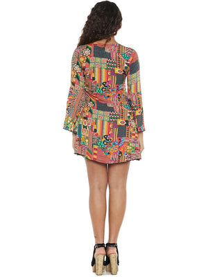 S24D29 - Vestito corto Hoya Seaside Baba Design - Gipsy Fashion Wear