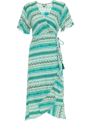 S24D300 - Vestito ad incrocio Begonia Spring Baba Design - Gipsy Fashion Wear