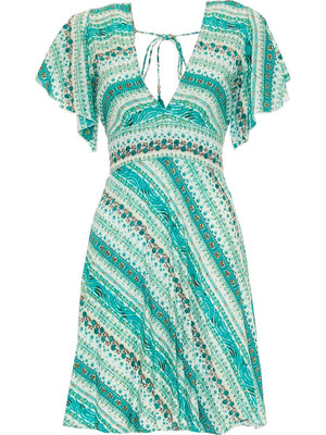 S24D301 - Vestito corto Begonia Spring Baba Design - Gipsy Fashion Wear