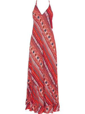 S24D311 - Vestito lungo Ficus Sunshine Baba Design - Gipsy Fashion Wear