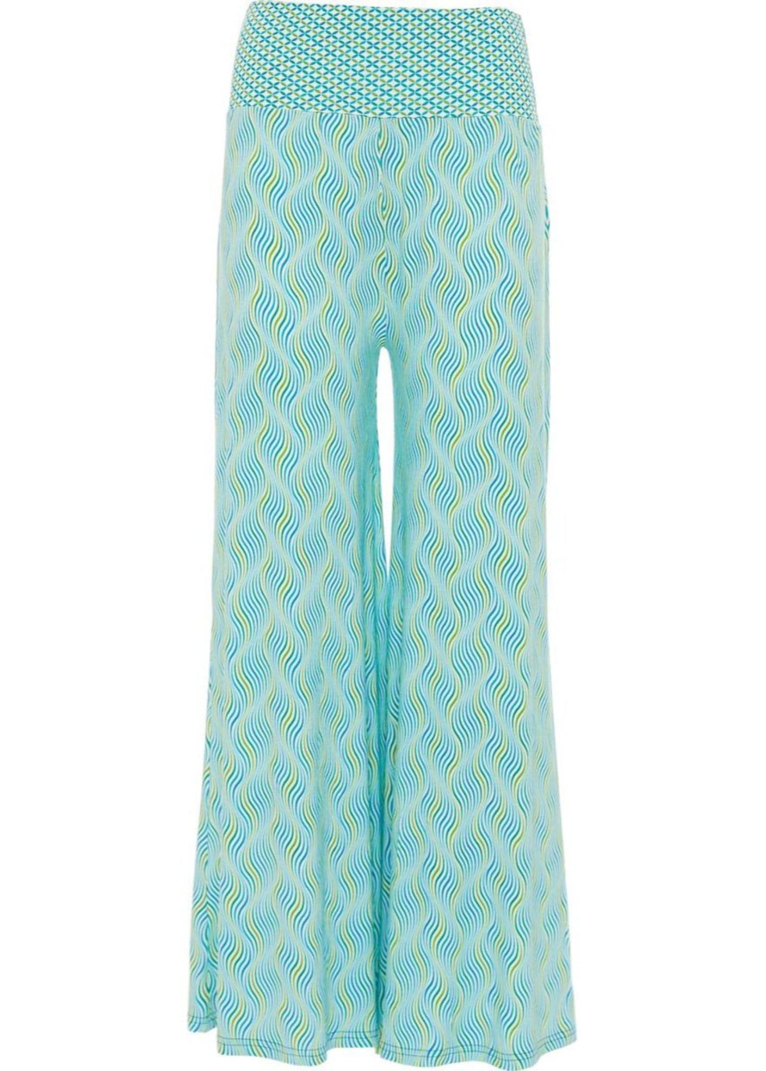 S24P06 - Pantalone palazzo Heliconia Sky Baba Design - Gipsy Fashion Wear