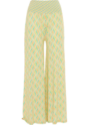 S24P06 - Pantalone palazzo Heliconia Sky Baba Design - Gipsy Fashion Wear