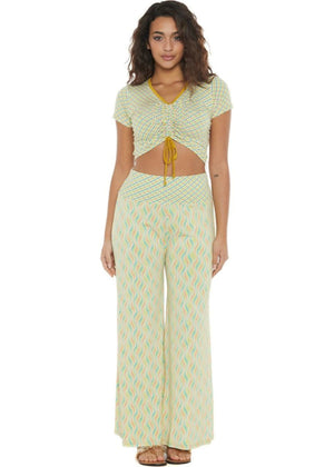 S24P06 - Pantalone palazzo Heliconia Sky Baba Design - Gipsy Fashion Wear