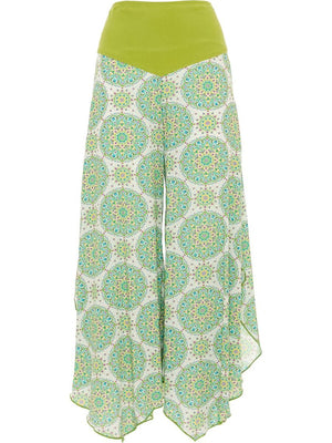 S24P08 - Pantalone largo Floating Lotus Baba Design - Gipsy Fashion Wear