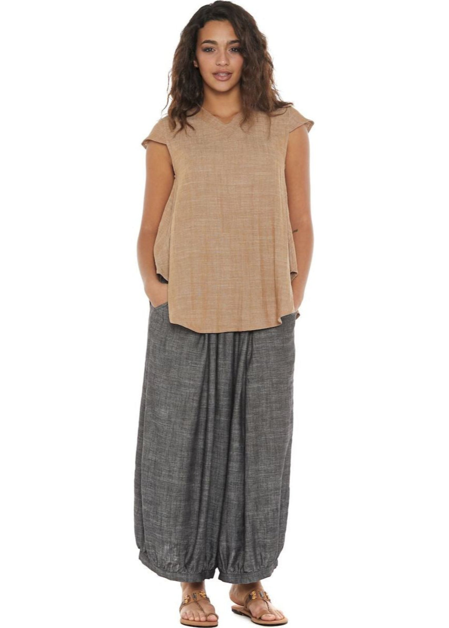 S24P103 - Bamboo Plant Baba Design trousers