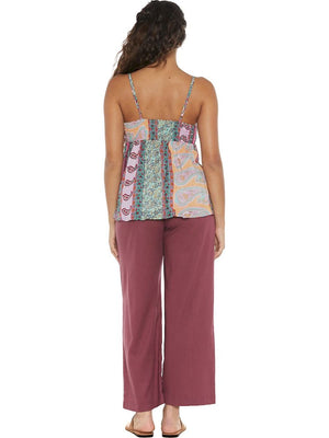 S24P17 - Pantaloni tinta unita Hoya Seaside Baba Design - Gipsy Fashion Wear