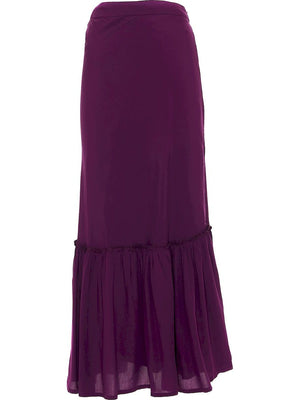 S24SK100 - Gonna lunga Dipladenia Beach Baba Design - Gipsy Fashion Wear