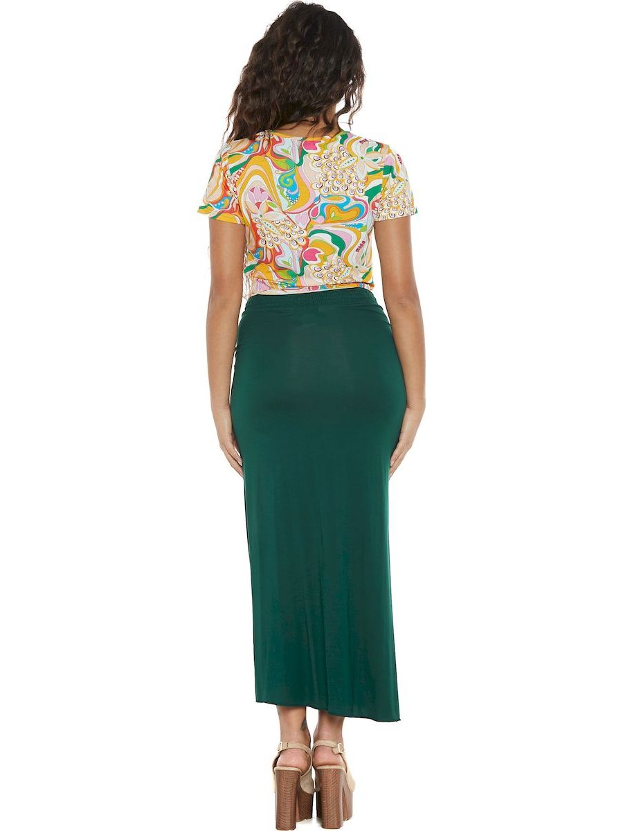 S24SK12 - Falda larga color liso Wild Ginger Baba Design