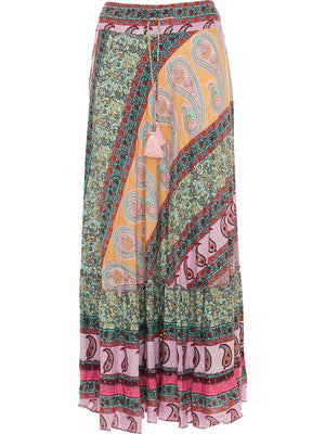 S24SK300 - Gonna lunga Musa Leaf Baba Design - Gipsy Fashion Wear