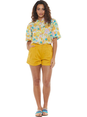 S24T05 - Camicetta Gardenia Blossom Baba Design - Gipsy Fashion Wear