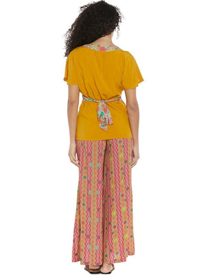 S24T16 - Top Guzmania Beach Baba Design - Gipsy Fashion Wear