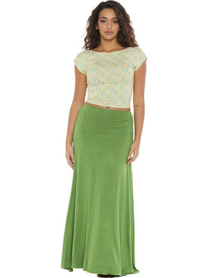 S24T24 - Top corto Heliconia Sky Baba Design - Gipsy Fashion Wear