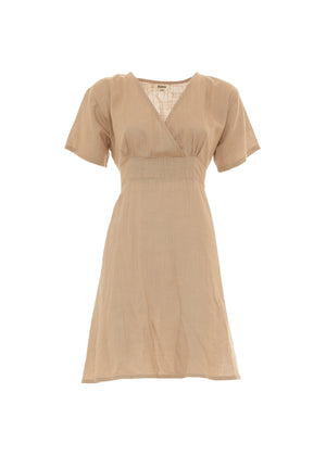 S25D100 - Vestito svasato Linen Lux di Baba Design - Gipsy Fashion Wear