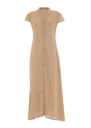 S25D106 - Vestito lungo Linen Lux di Baba Design - Gipsy Fashion Wear