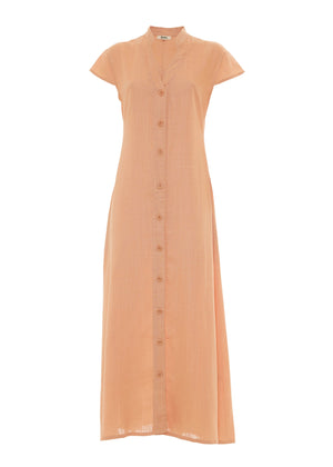 S25D106 - Vestito lungo Linen Lux di Baba Design - Gipsy Fashion Wear