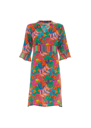 S25D13 - Vestito Underwater Stripes di Baba Design - Gipsy Fashion Wear