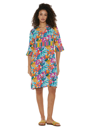 S25D13 - Vestito Underwater Stripes di Baba Design - Gipsy Fashion Wear