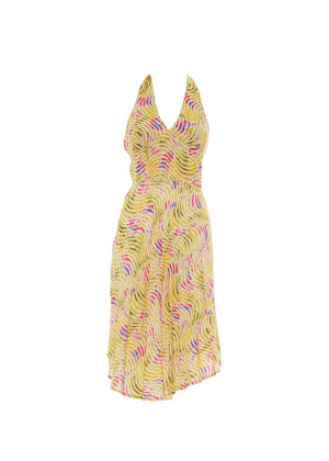 S25D324 - Vestito corto Ocean Waves di Baba Design - Gipsy Fashion Wear