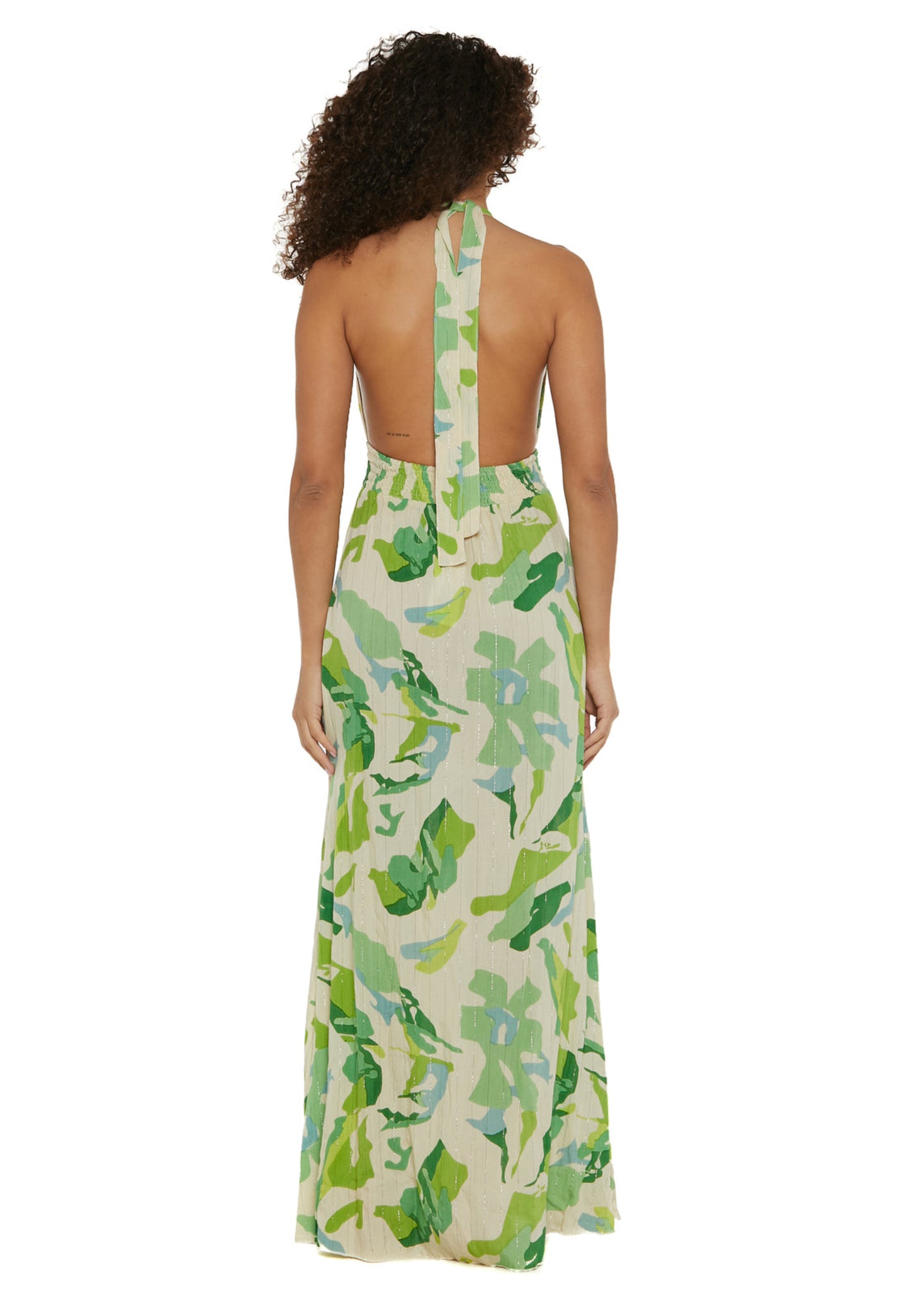 S25D408 - Summer Splash Long Dress by Baba Design