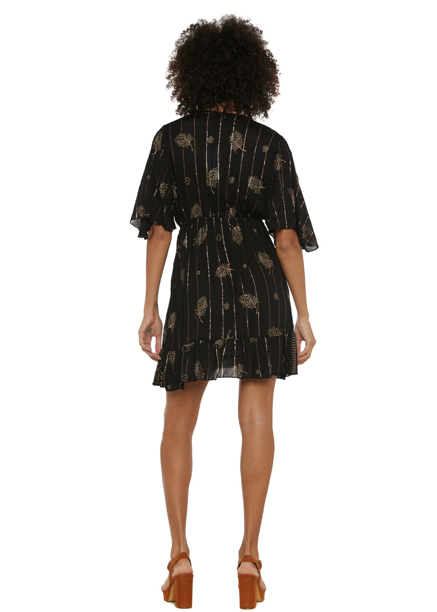 S25D410 - Mini dress Golden Sand di Baba Design