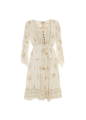 S25D412 - Vestito corto Golden Sand di Baba Design - Gipsy Fashion Wear