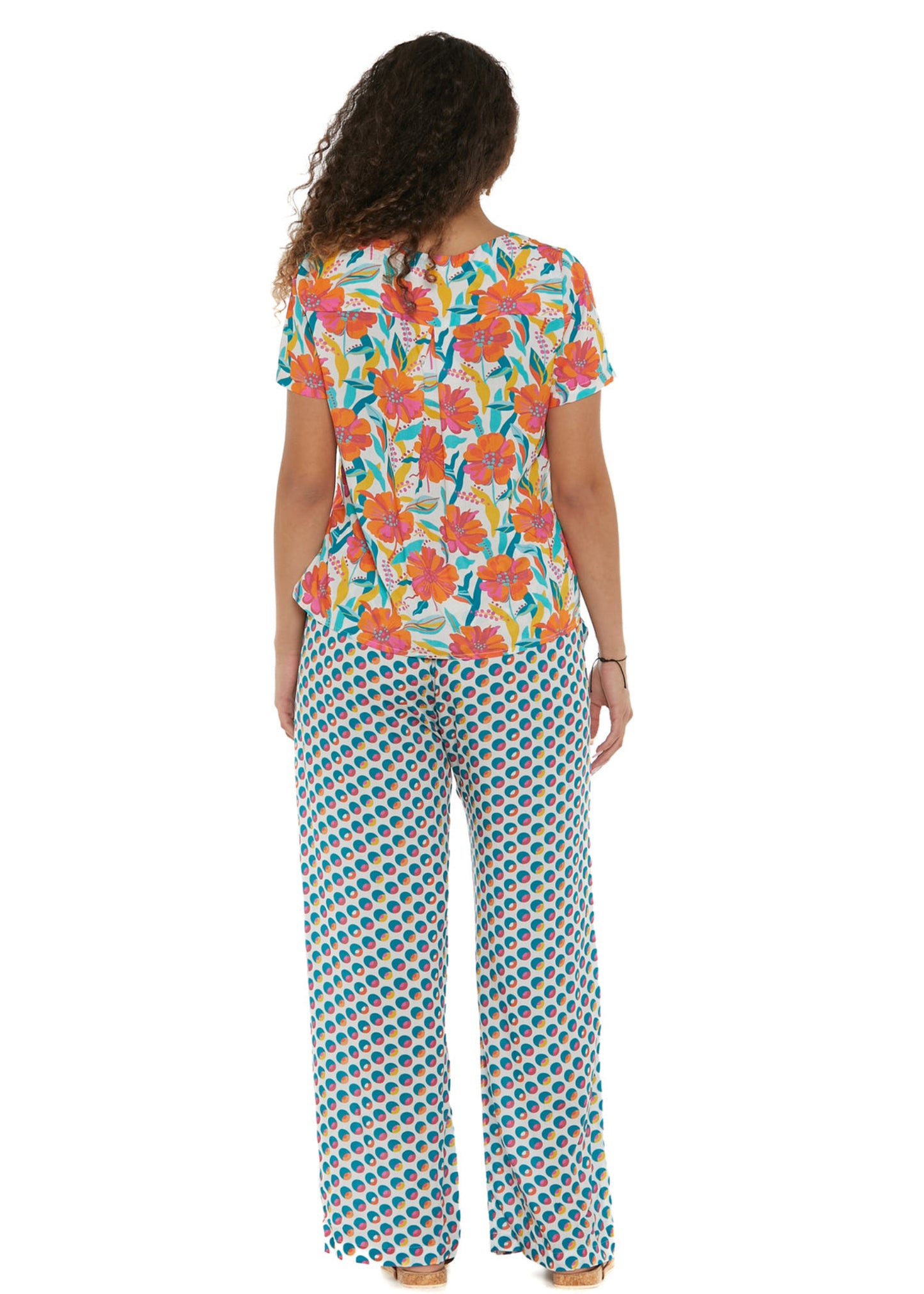 S25HBP02 - Flowers Paradise Happy Baba trousers by Baba Design