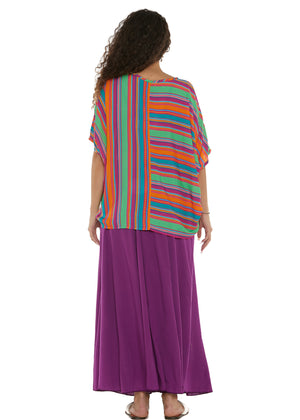 S25HBT01 - Maglia Underwater Stripes Happy Baba di Baba Design - Gipsy Fashion Wear