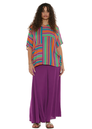 S25HBT01 - Maglia Underwater Stripes Happy Baba di Baba Design - Gipsy Fashion Wear
