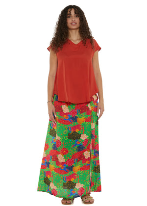 S25HBT04 - Maglia Tropical Parrot Happy Baba di Baba Design - Gipsy Fashion Wear