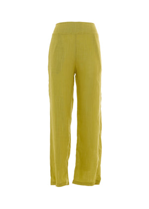 S25P100 - Pantalone tinta unita Coral Reef di Baba Design - Gipsy Fashion Wear