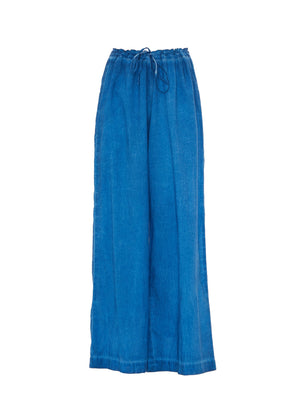 S25P200 - Pantalone tinta unita Oceans Waves di Baba Design - Gipsy Fashion Wear