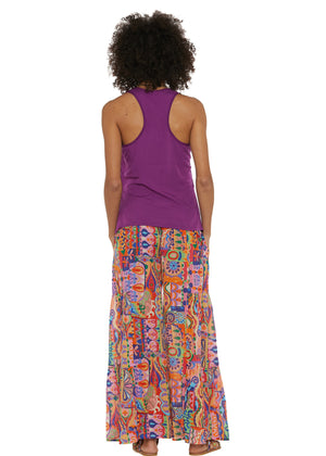 S25P310 - Pantalone Mosaic Marine di Baba Design - Gipsy Fashion Wear