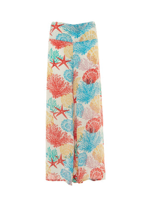 S25P400 - Pantaloni palazzo Coral Reef di Baba Design - Gipsy Fashion Wear