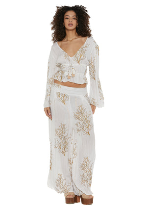 S25P402 - Pantaloni Seeweed Fever di Baba Design - Gipsy Fashion Wear