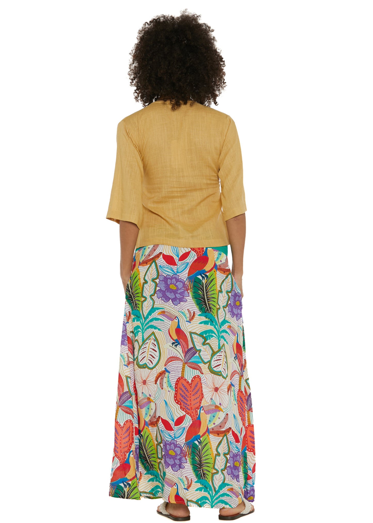 S25SK04 - Gonna lunga Beach Vibes di Baba Design