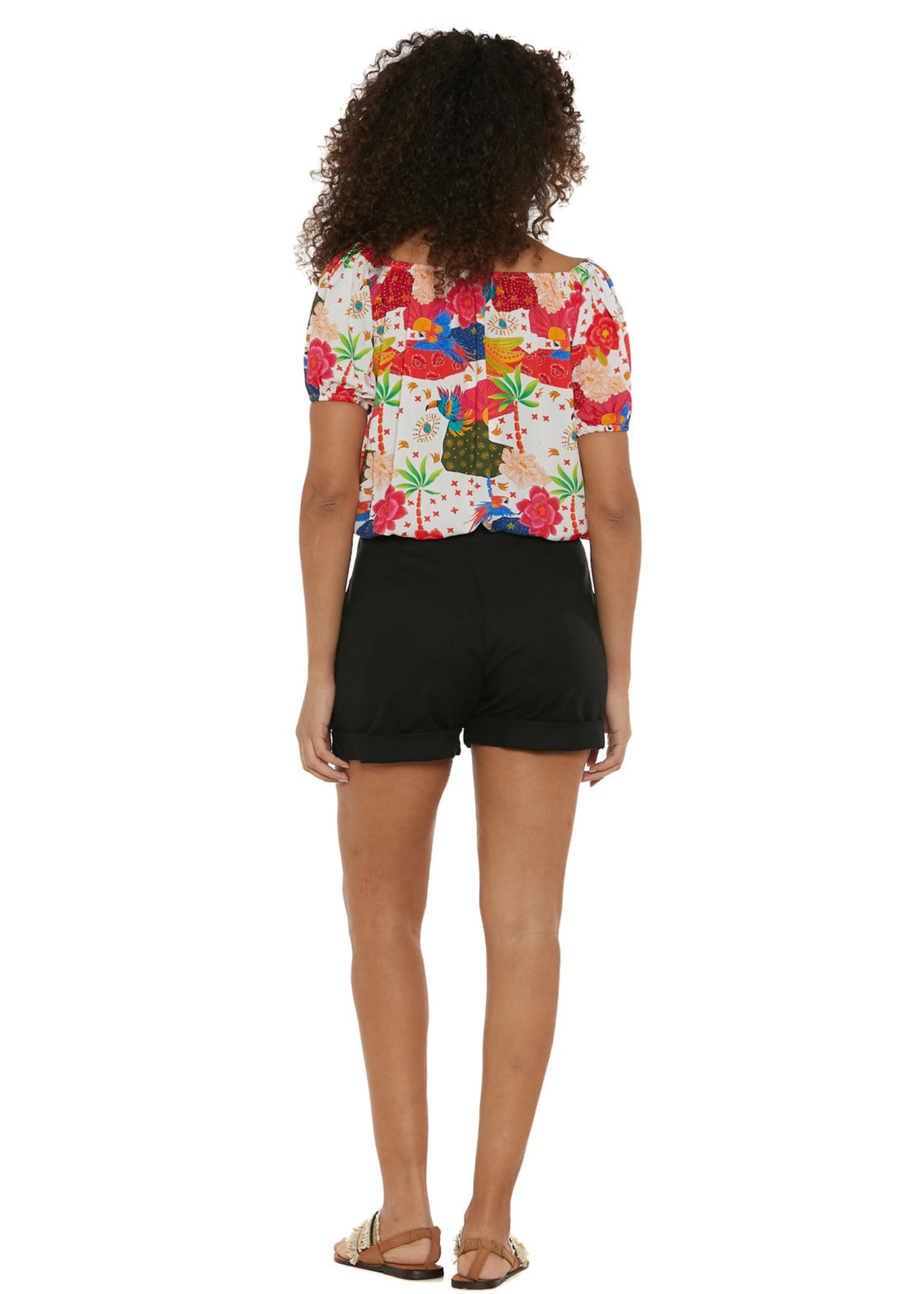 S25T11 - Maglia Tropical Parrot di Baba Design