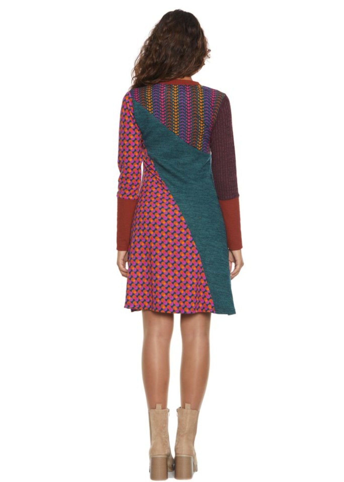 W23D16 - Short dress with pockets Parigi Baba Design